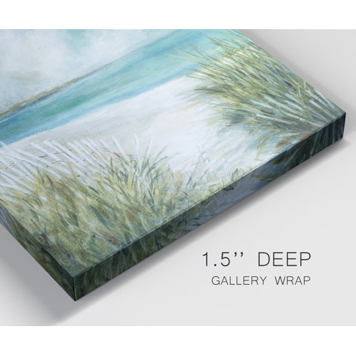 Highland Dunes Coastal Fences Framed On Canvas Print Wayfair